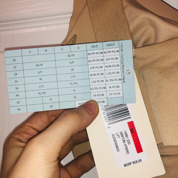 2 True body lift V neck bralettes (XS) - Picture 3 of 9